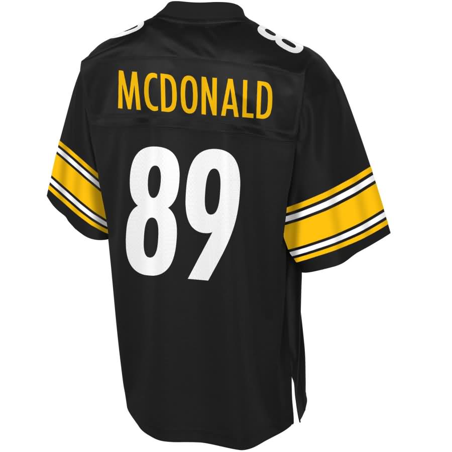 Vance Mcdonald Pittsburgh Steelers NFL Pro Line Team Color Player Jersey – Black