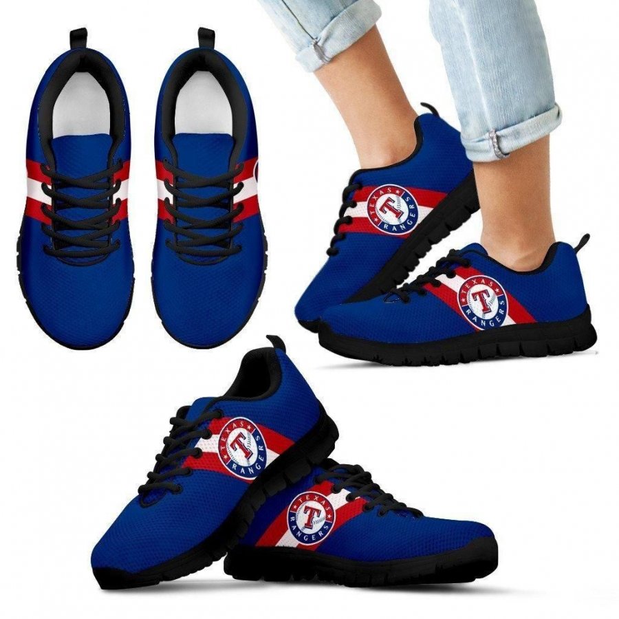 Three Colors Vertical Texas Rangers Sneakers #555