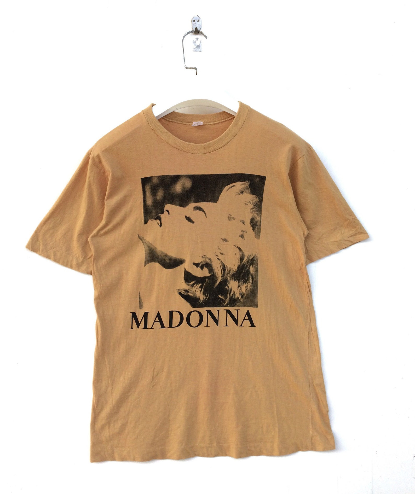 Vtg 90S Madonna Queen Of Pop Icon Musician Singer M Soft Shirt Japan Made Rare