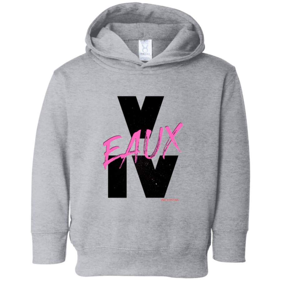 V EAUX IV PNK Rabbit Skins Toddler Fleece Hoodie