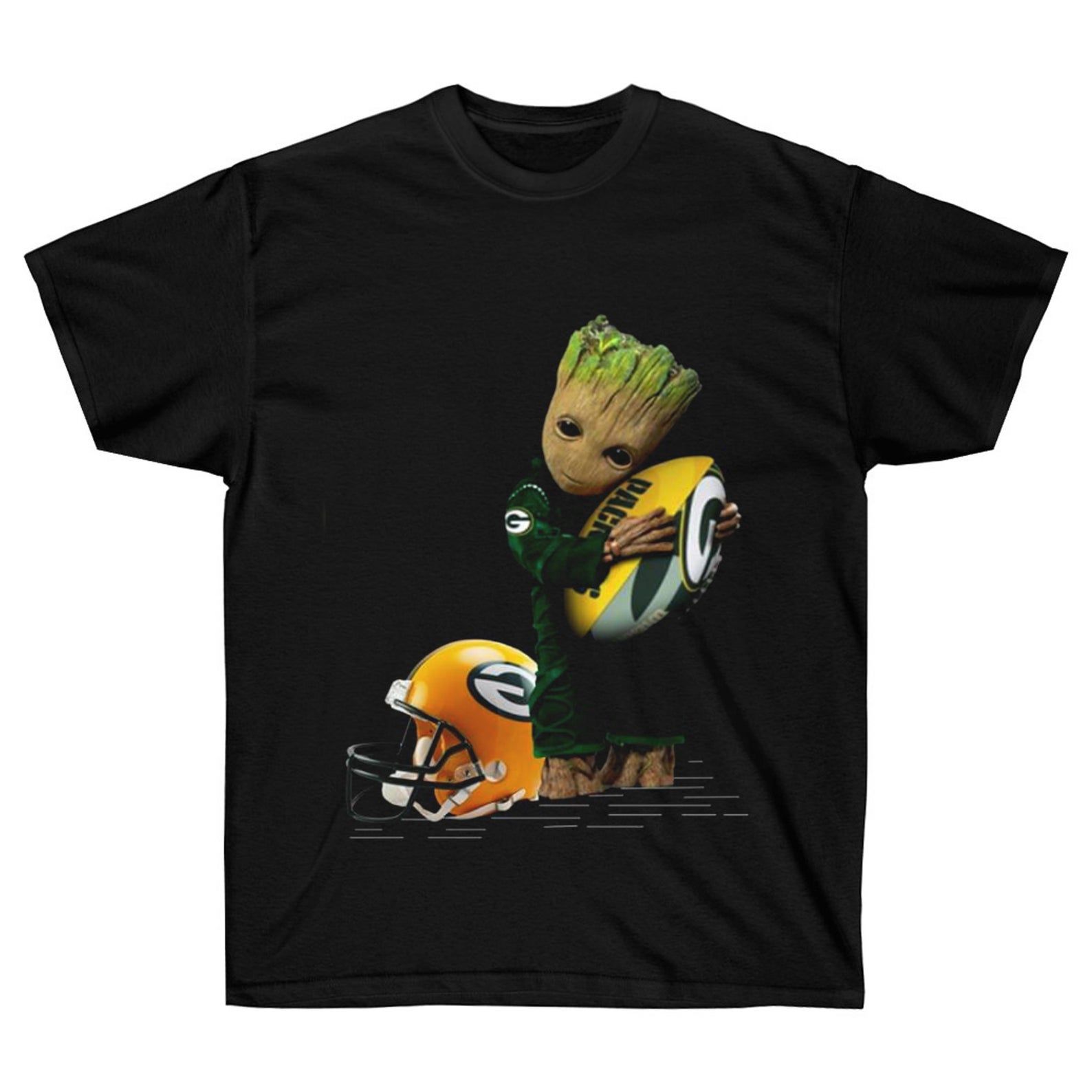 Green Bay Packers Babe Groot Helmet Gift Shirt For Fan Green Bay Packers Shirt Green Bay Packers Tshirt Green Bay Packers T Shirt