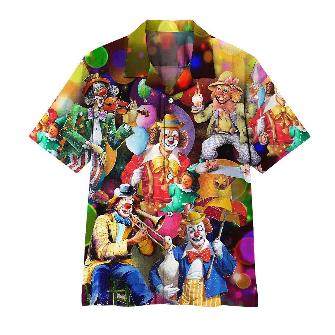 Gearhuman Funny Clowns Hawaiian Shirt Ha1009