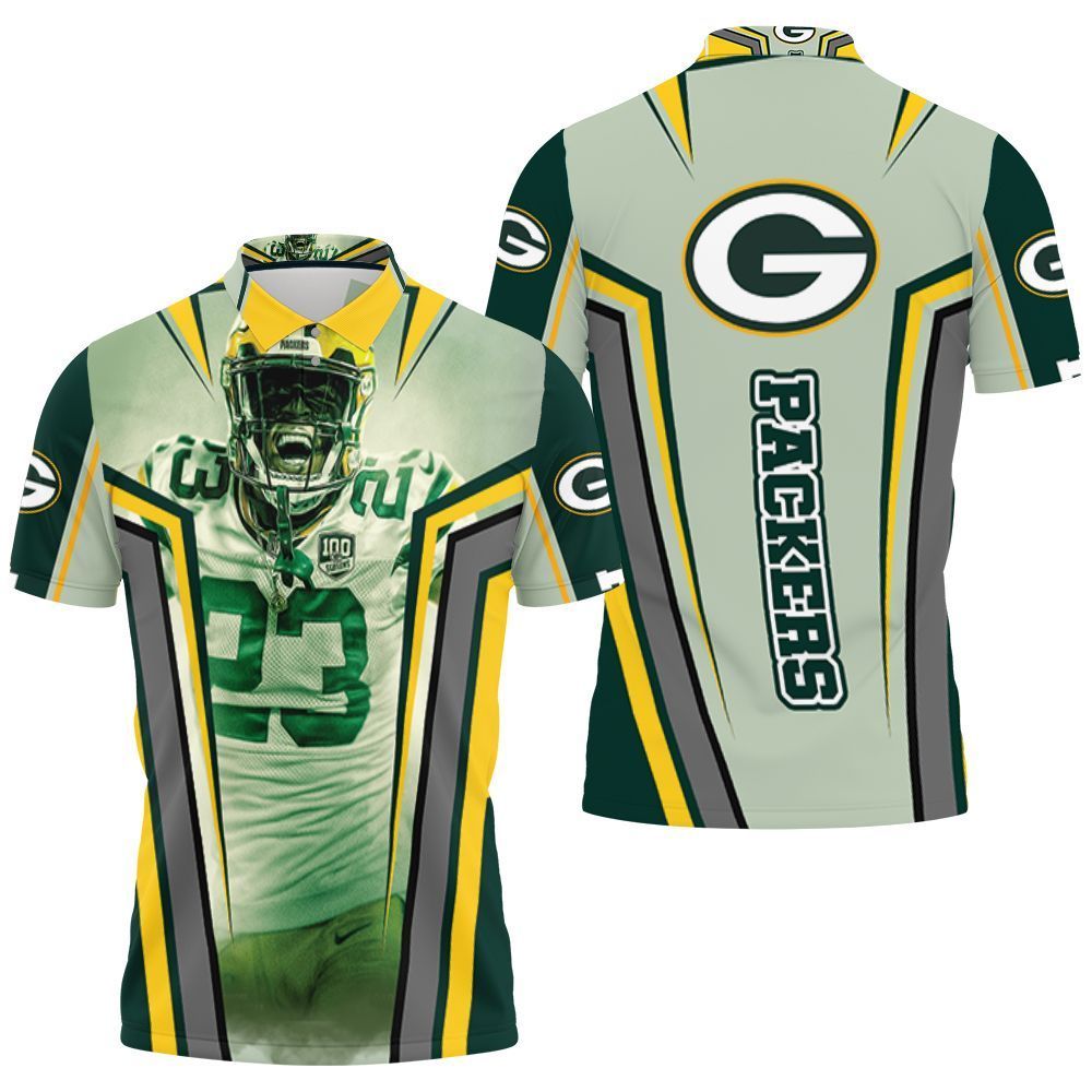 Jaire Alexander 23 Green Bay Packers 3D Polo Shirt, Jersey