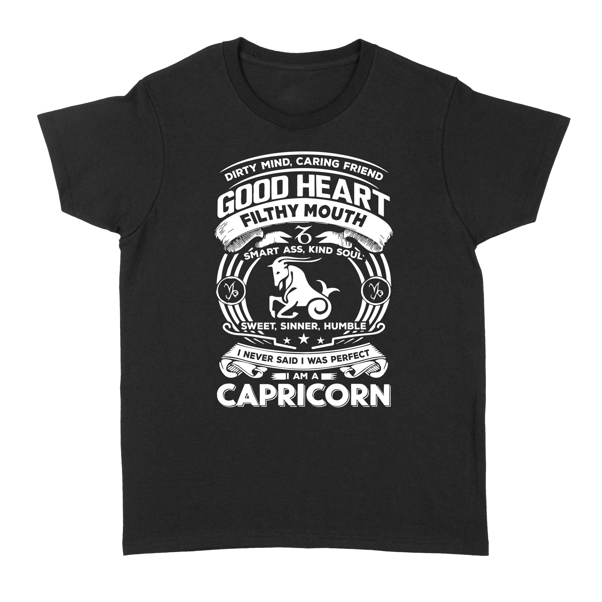 Capricorn T-Shirt Capricorn Girl With Capricorn Zodiac Sign, Birthday Gift For Capricorn Girl – Fsd1225D03