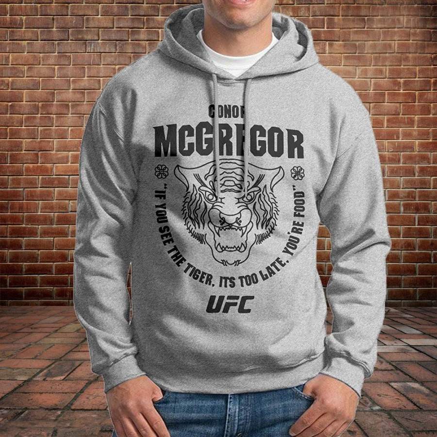 Conor McGregor Tiger Food Men’s Hoodie Sweatshirt