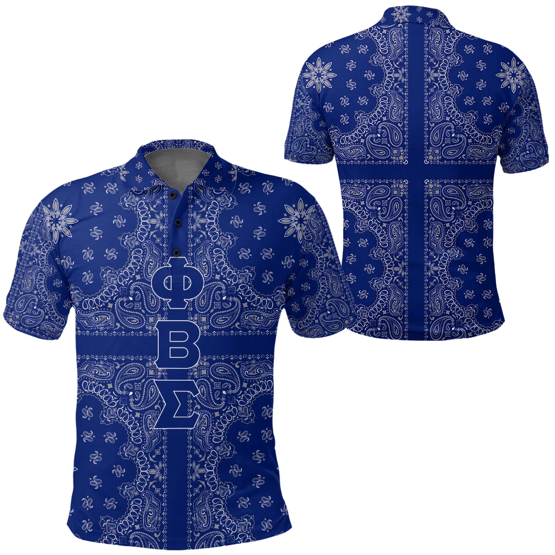 Fraternity Polo – Phi Beta Sigma Paisley Style Polo Shirts