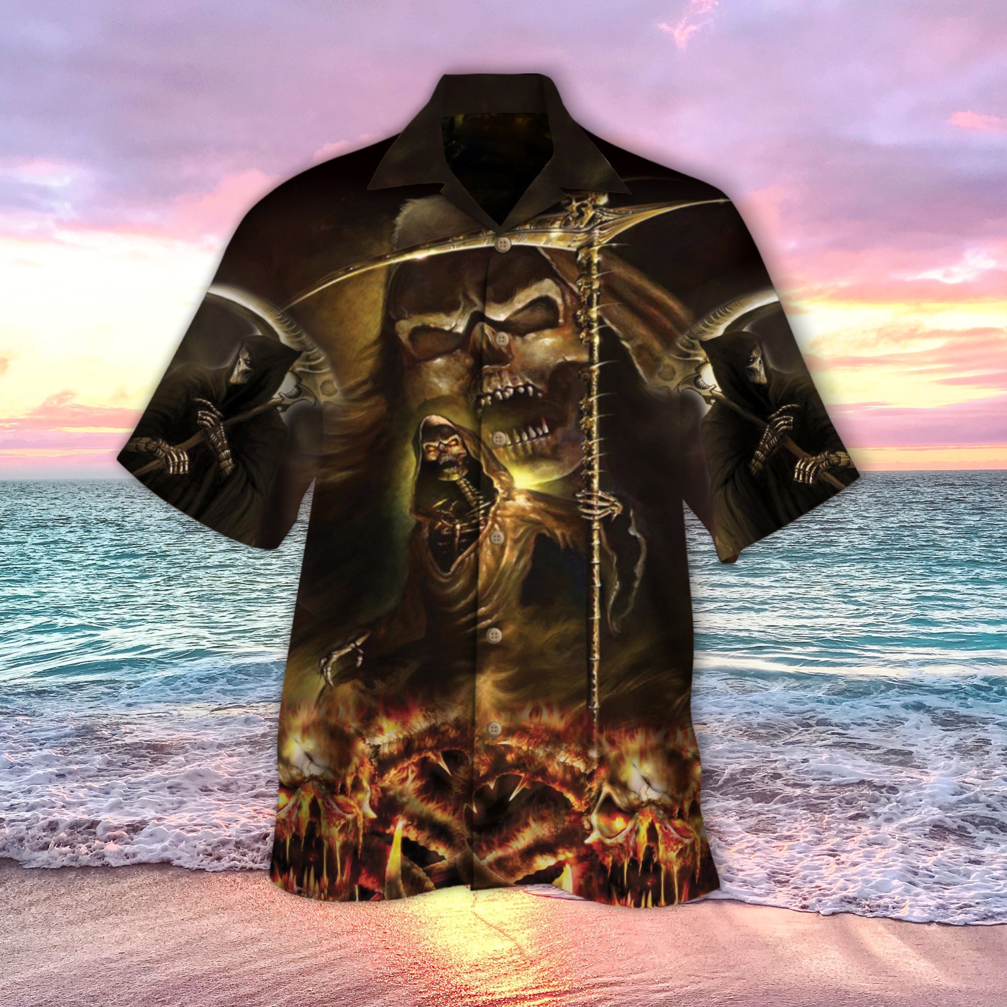 Hell On Earth Skull Hawaii Lover Hawaii Shirt For Men Women Ha2269