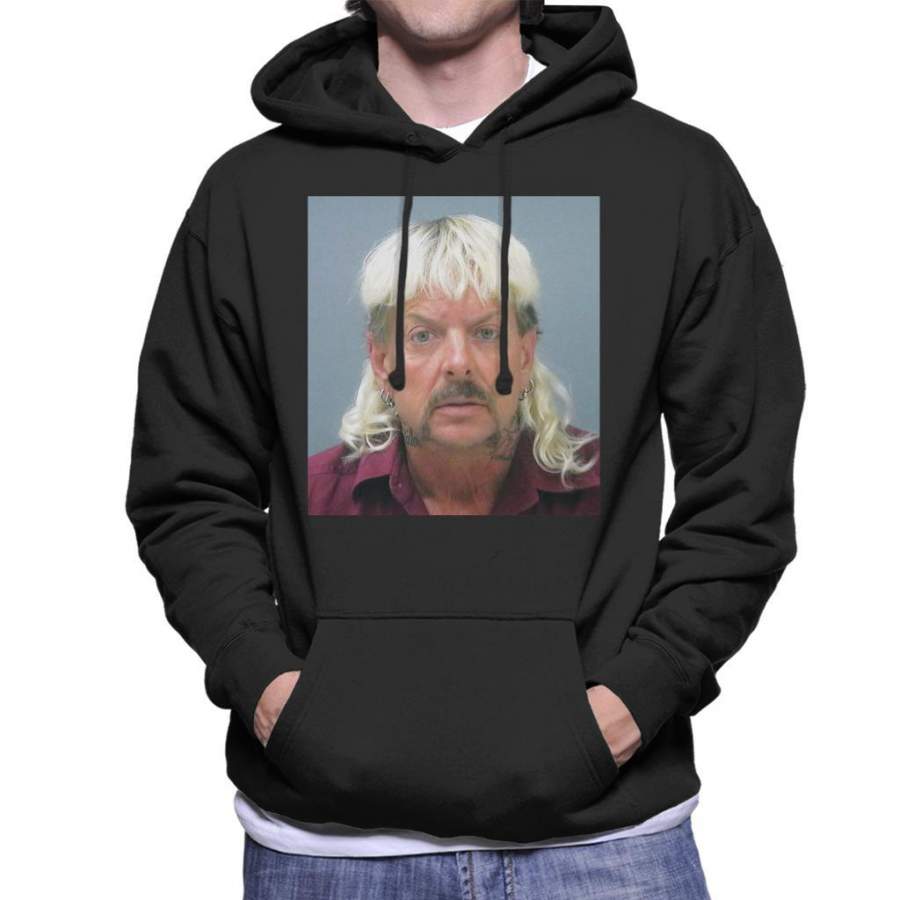 Tiger King Joe Exotic Mugshot Men’s Hooded Sweatshirt