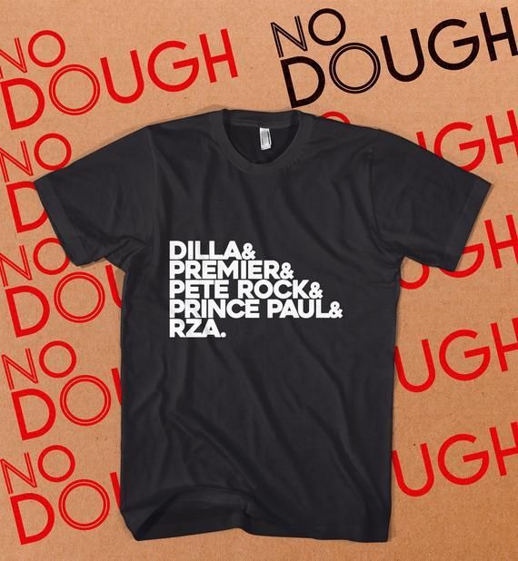 2016 Version J Dilla Premier Pete Rock Prince Paul Rza Helvetica Black Shirt Hip Hop Dj Shirt