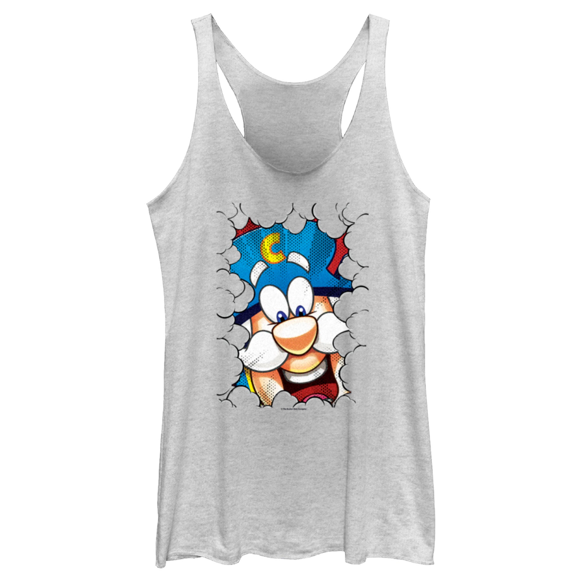 Women’S Cap’N Crunch Cloud Portrait Racerback Tank Top