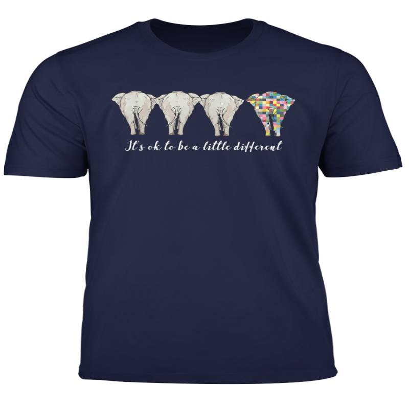 It S Ok To Be A Little Different Elephant Tshirt Gifts