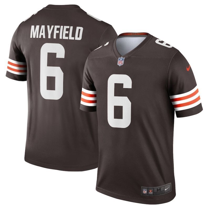 Cleveland Browns Baker Mayfield #6 NFL 2020 Brown Jersey Jersey