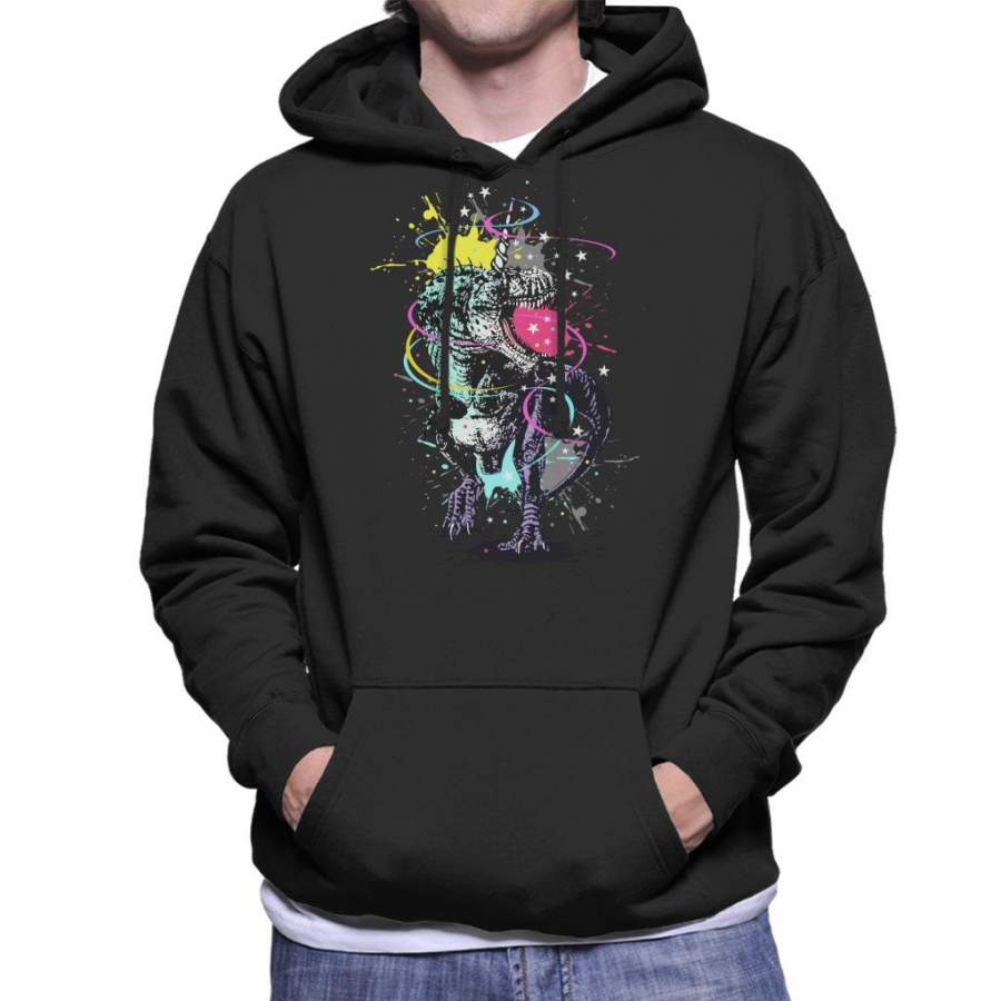 Unicorn Dinosaur Mix Men’s Hooded Sweatshirt