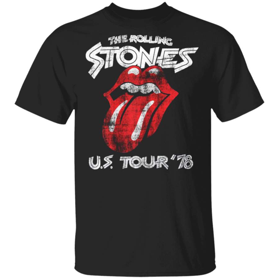 Rolling Stones T-Shirt U.S Tour 78 Vintage Old Retro Rock And Roll ...