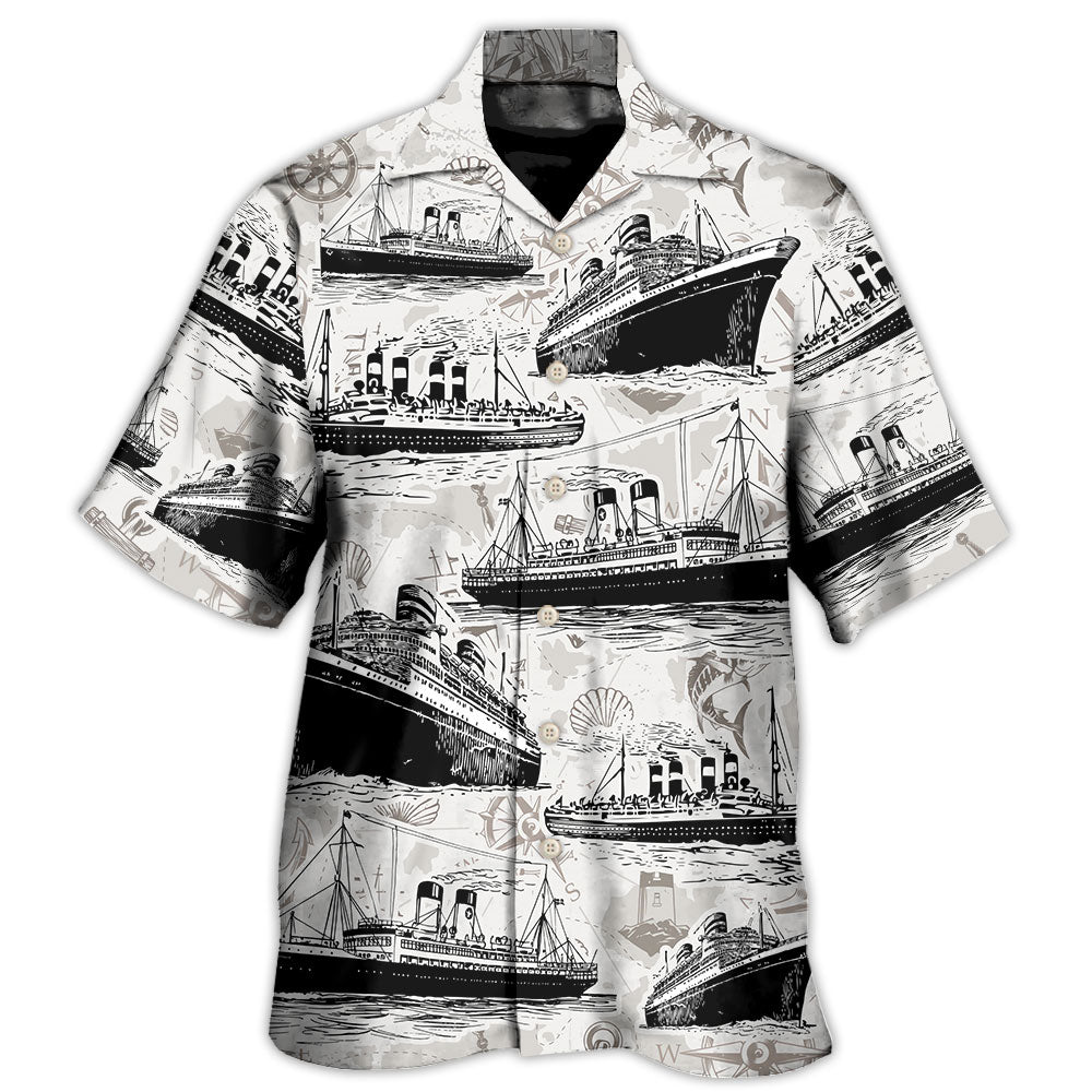 Cruising Retro And Sea Map Hawaii Shirt Ha22390