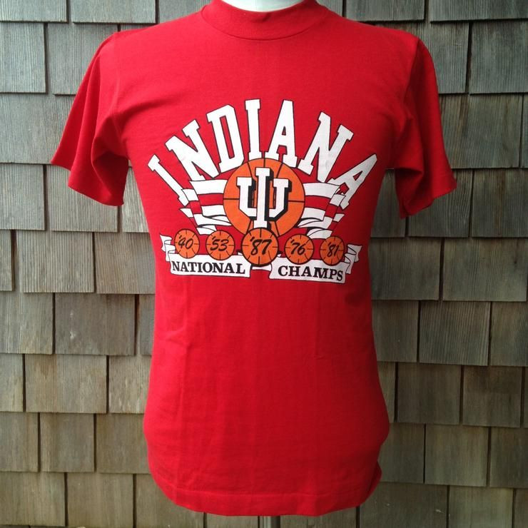 Vintage Indiana Hoosiers 1987 National Champs Shirt