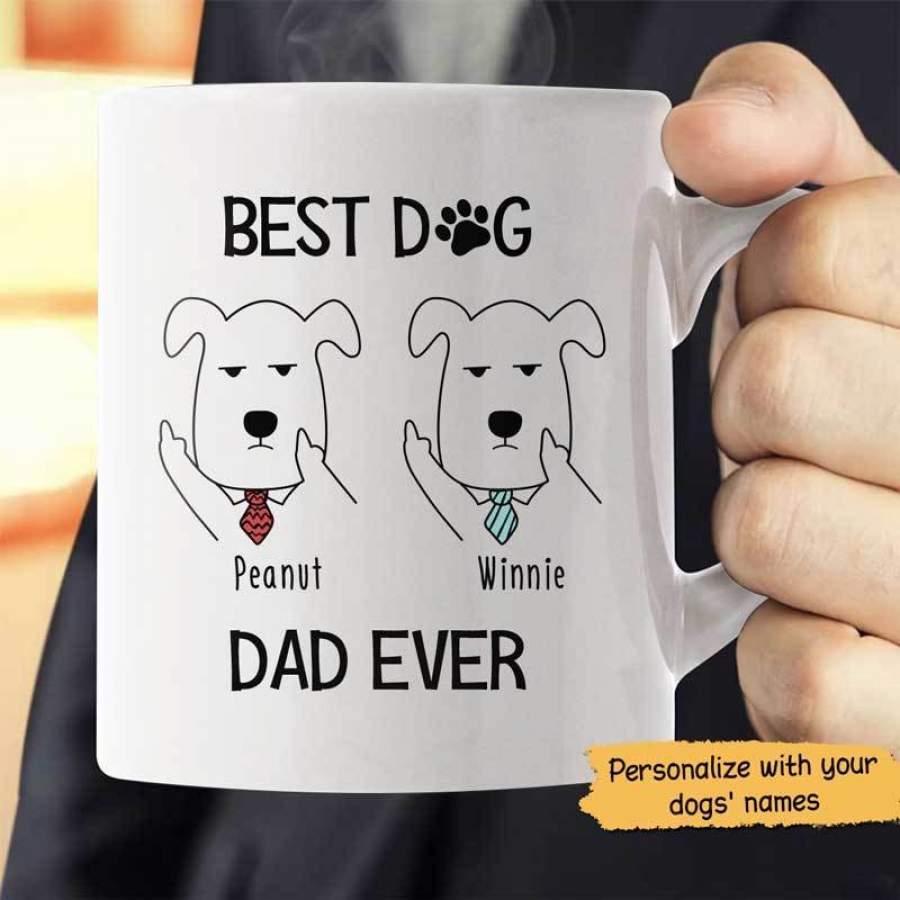 Best Dog Dad Ever Personalized Mug