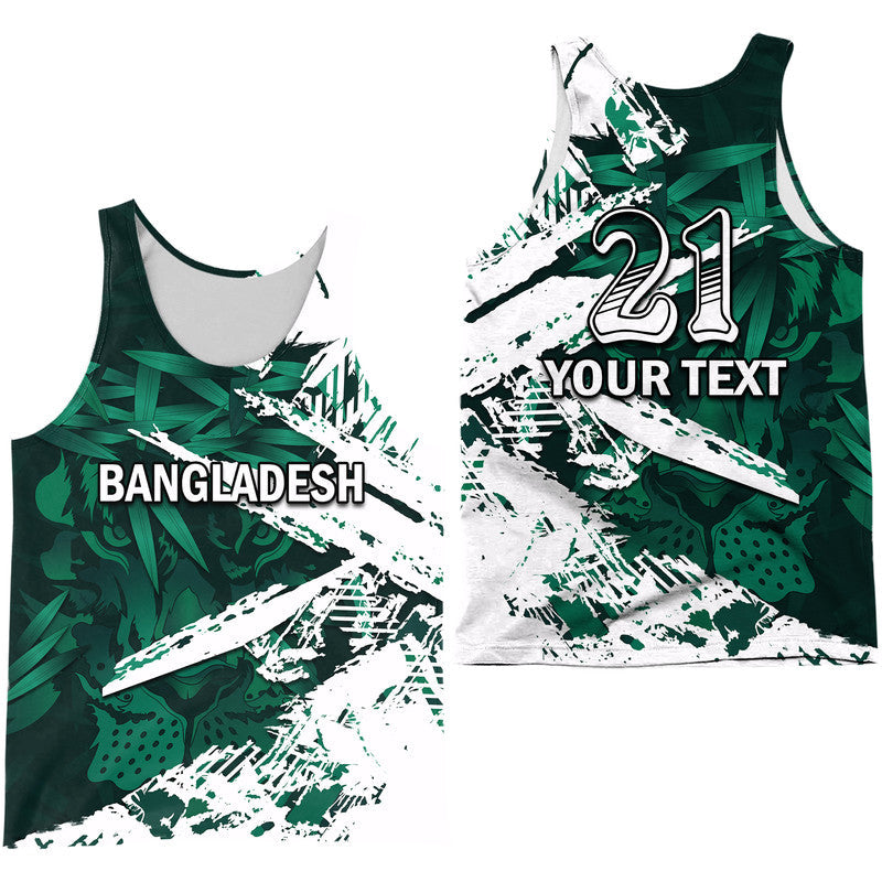 (Custom Personalised) Bangladesh Cricket Team Men Tank Top Special Bangla Tigers Lt9