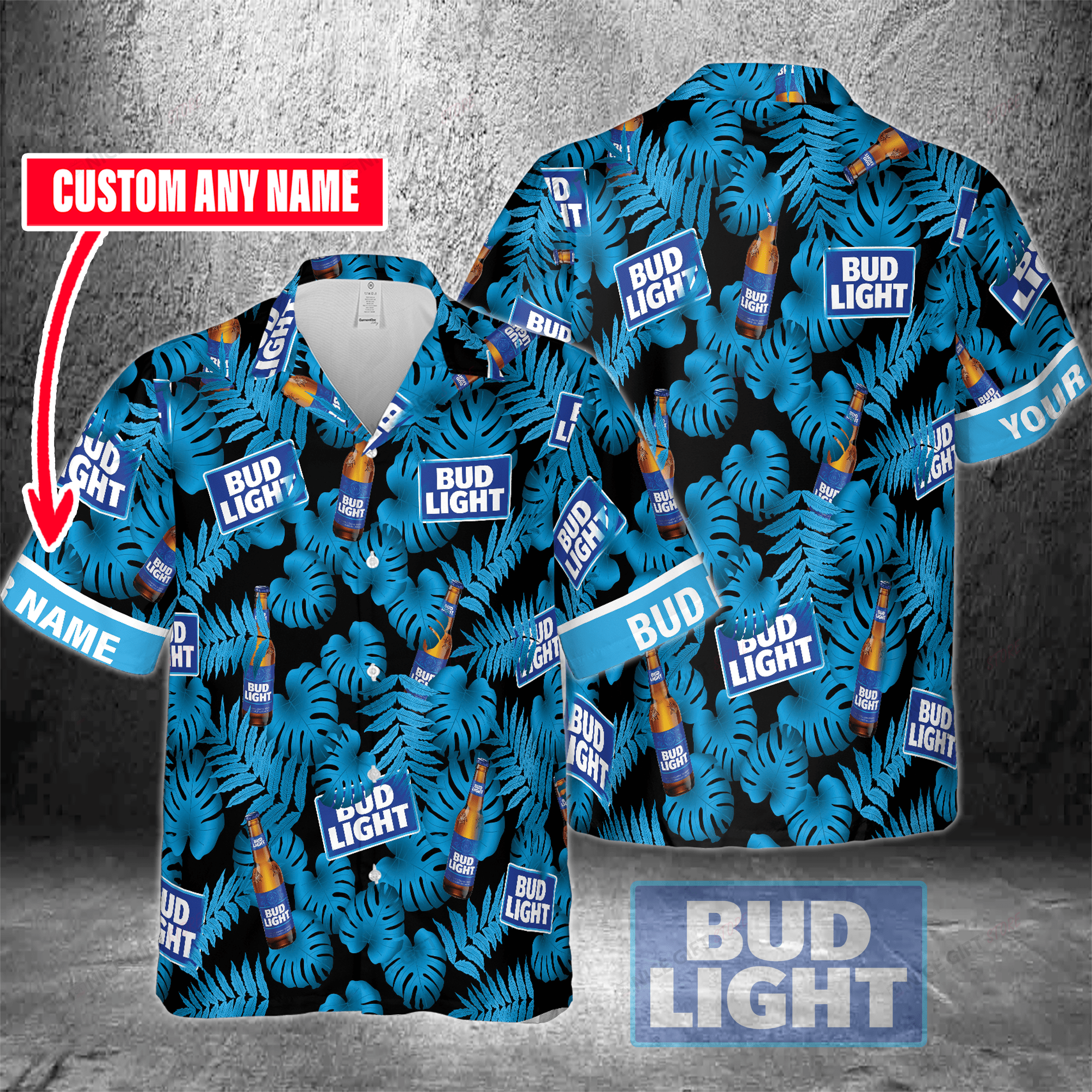 Bud Light Custom Name Hawaiian Shirt 3Hs-F8Z5