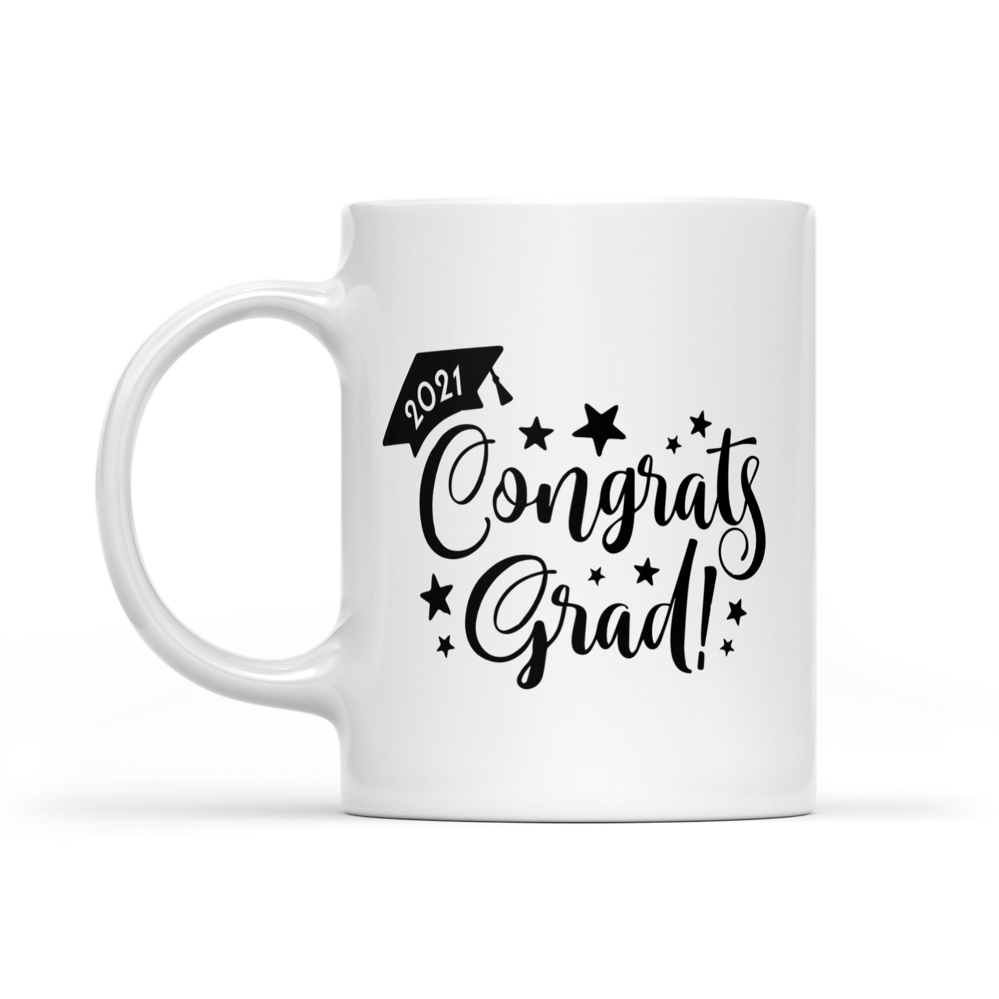 Congrats Grad Mug, Graduation Senior Coffee White Mug, Black Lives Matter Mug, Class Of 2021  Gifft Mug