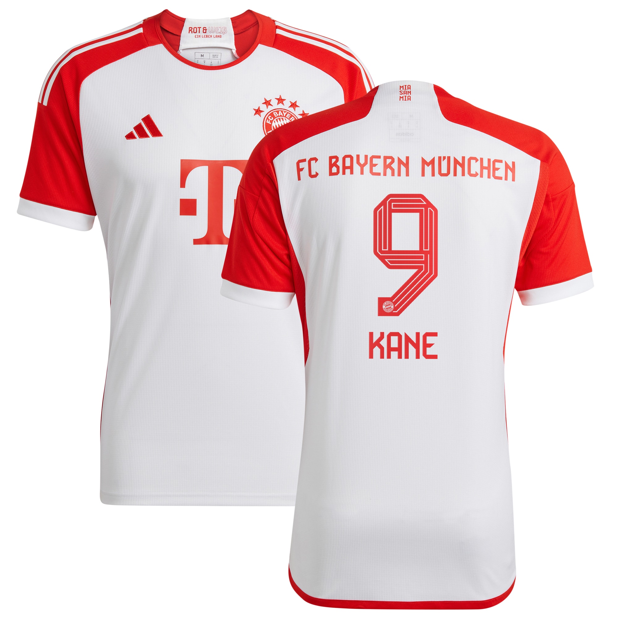 Harry Kane Bayern Munich Youth 2023/24 Home Replica Player Jersey – White