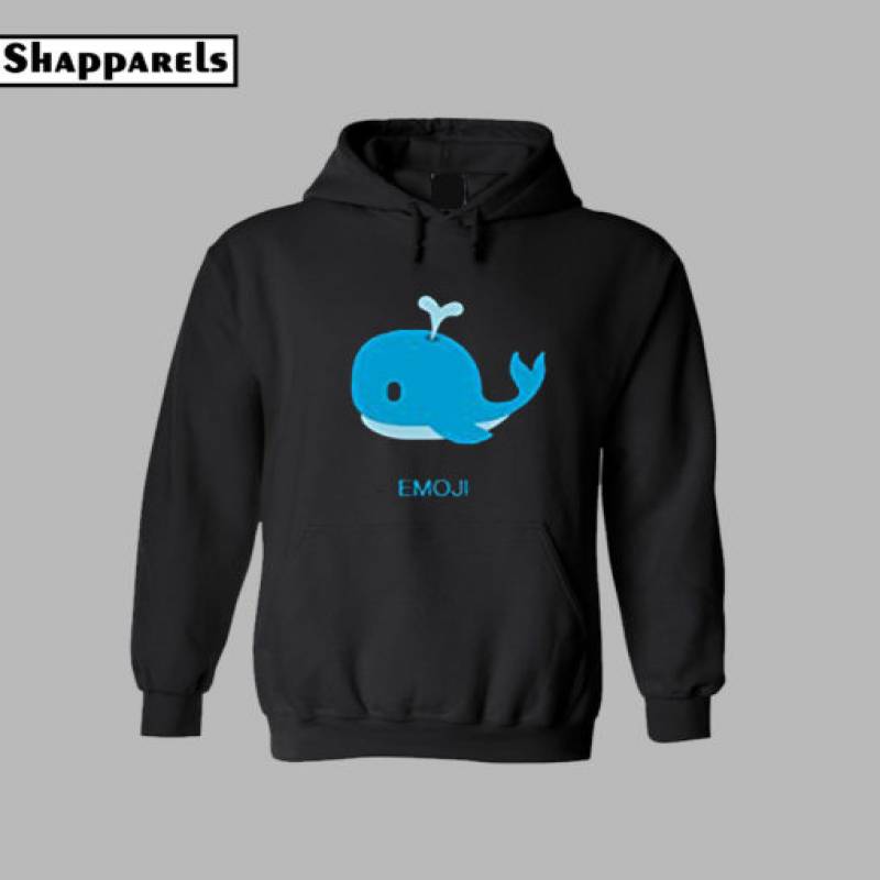 Oh Whale Emoji Hoodie