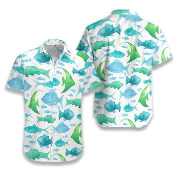 Ocean Fish Pattern Hawaii Shirt For Men Women Ha106518