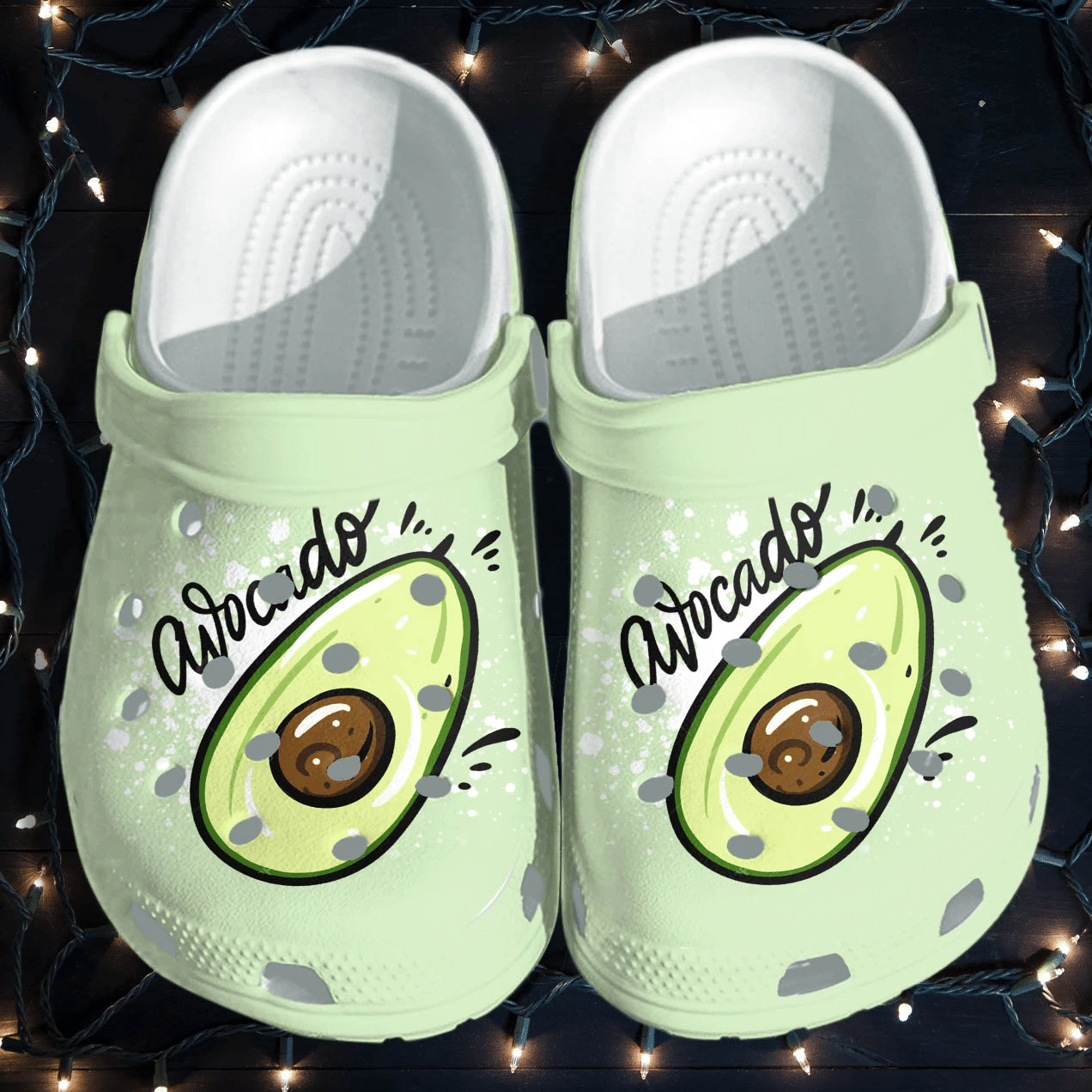 Avocado Cute Funny Shoes Crocs – Avocado Fruits Lover Shoes Gifts For Women Girls Daughter