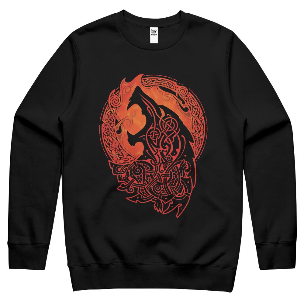 Fenrir. Loki’S Son. Crewneck Sweatshirt