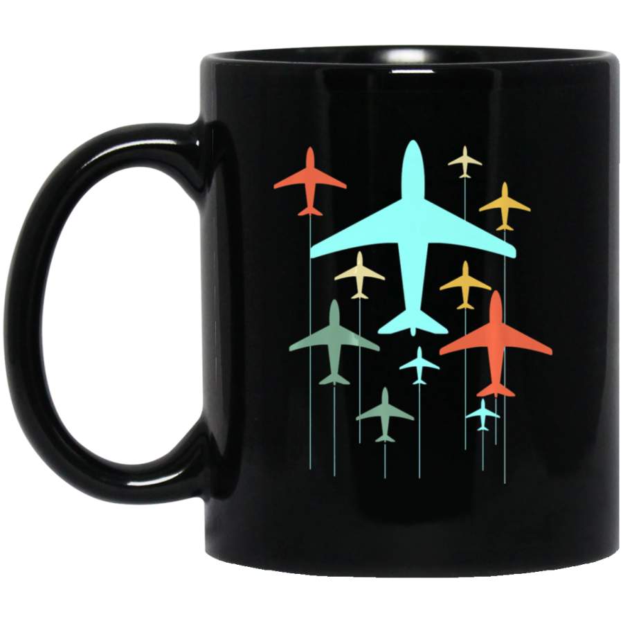 Cute Vintage Airplanes  Fly Airplane Pilot Coffee Mug