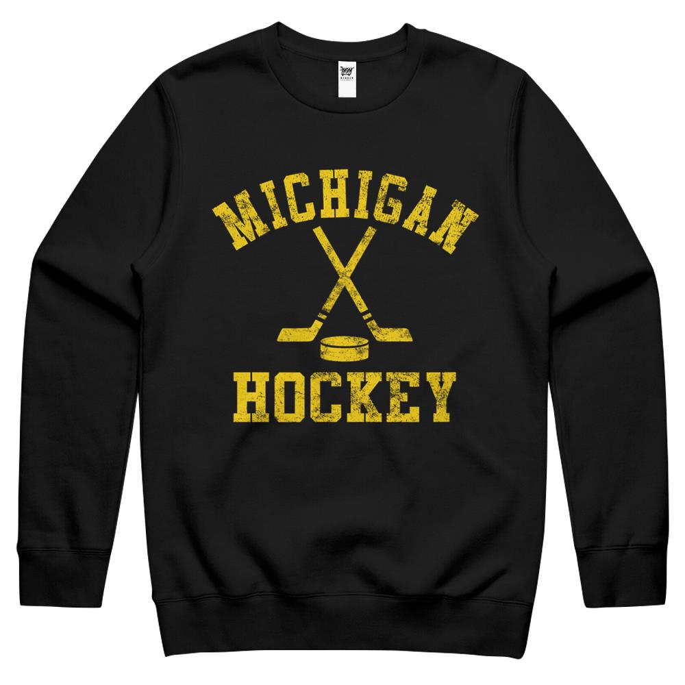 Vintage Michigan Hockey Crewneck Sweatshirt