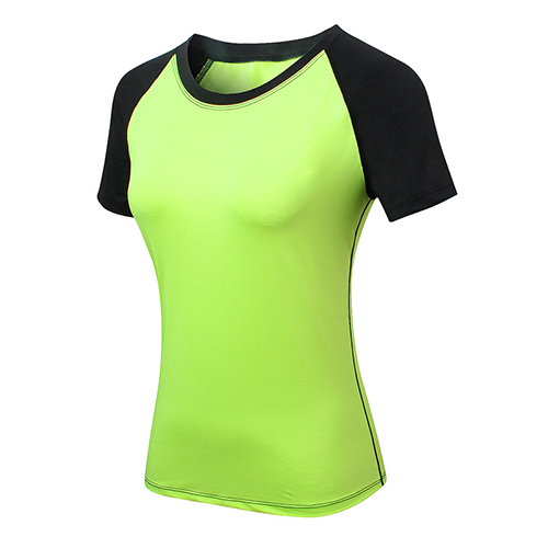 2021 New Fitness Women Shirt Slim Quick Dry Yoga Tops short sleeve big size Sport Shirt Gym Running Workout Yoga Top Clothing alx