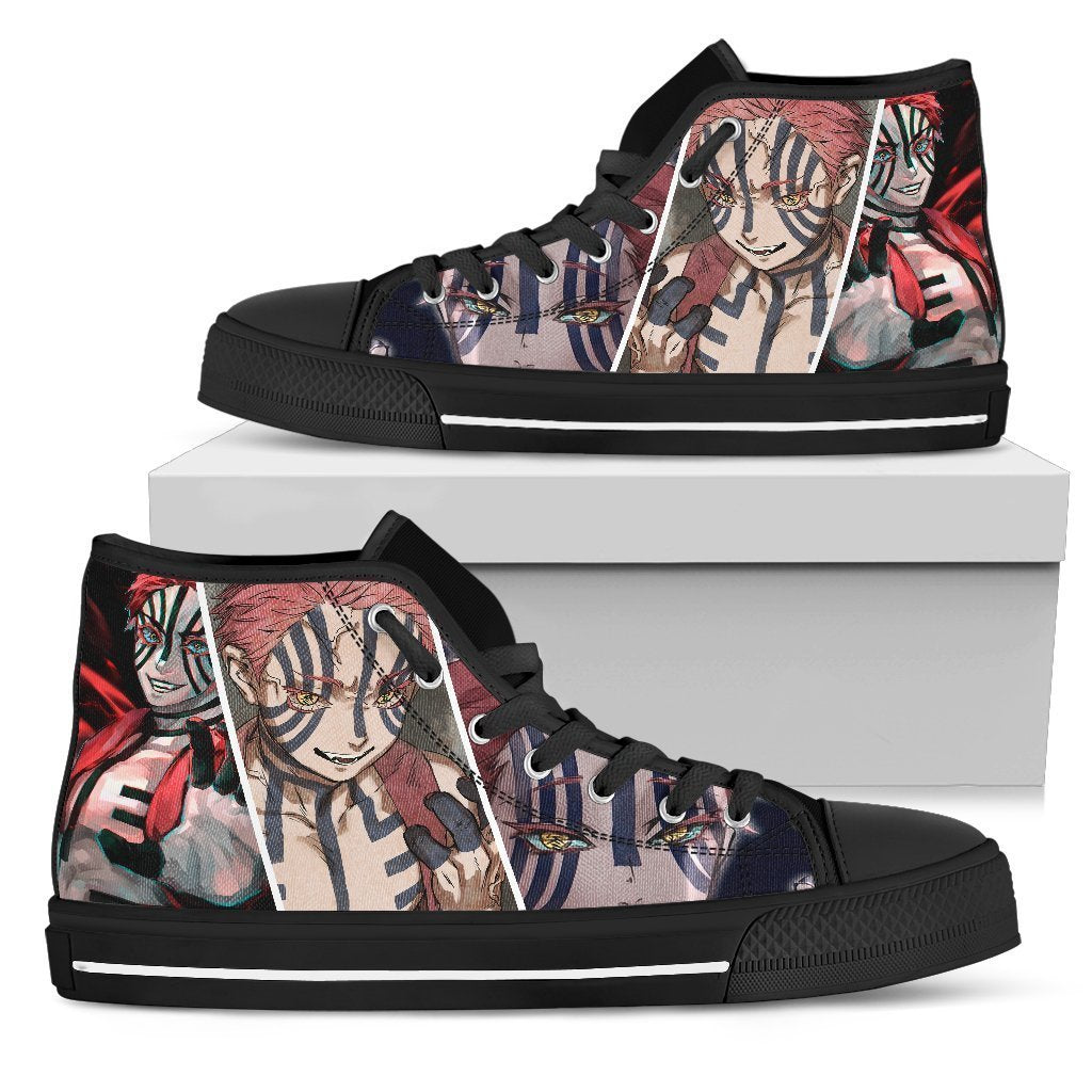 Akaza Shoes Demon Slayer High Top Sneakers Anime Fan Mn19