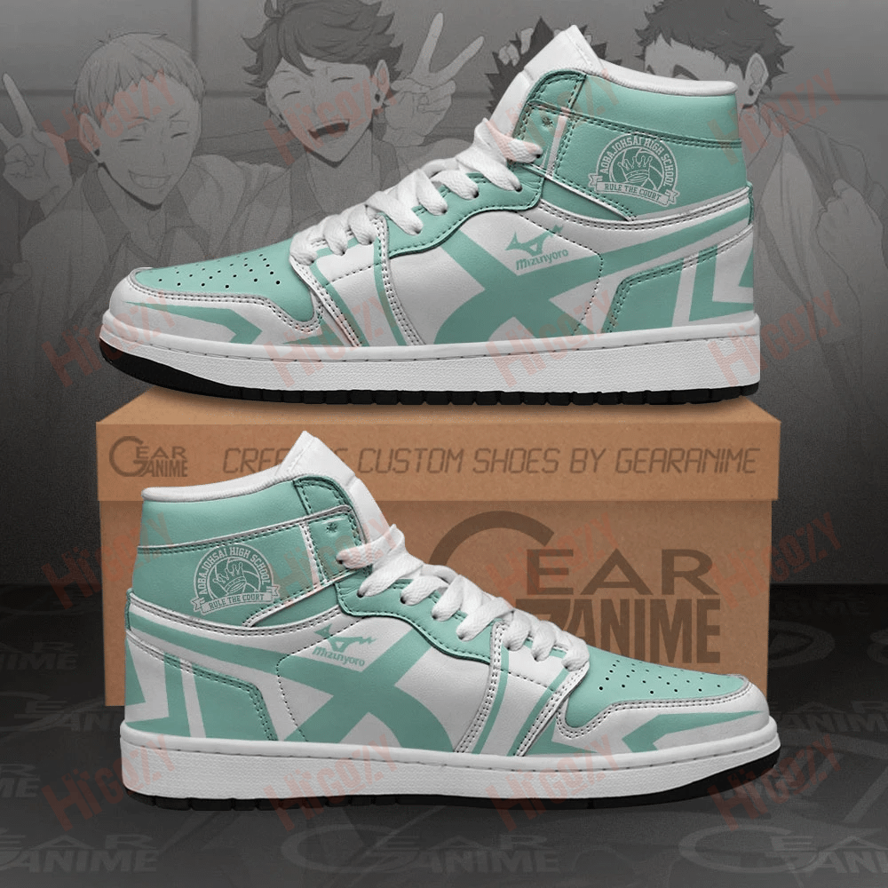 Aoba Johsai High Sneakers Haikyuu Anime Shoes Mn10