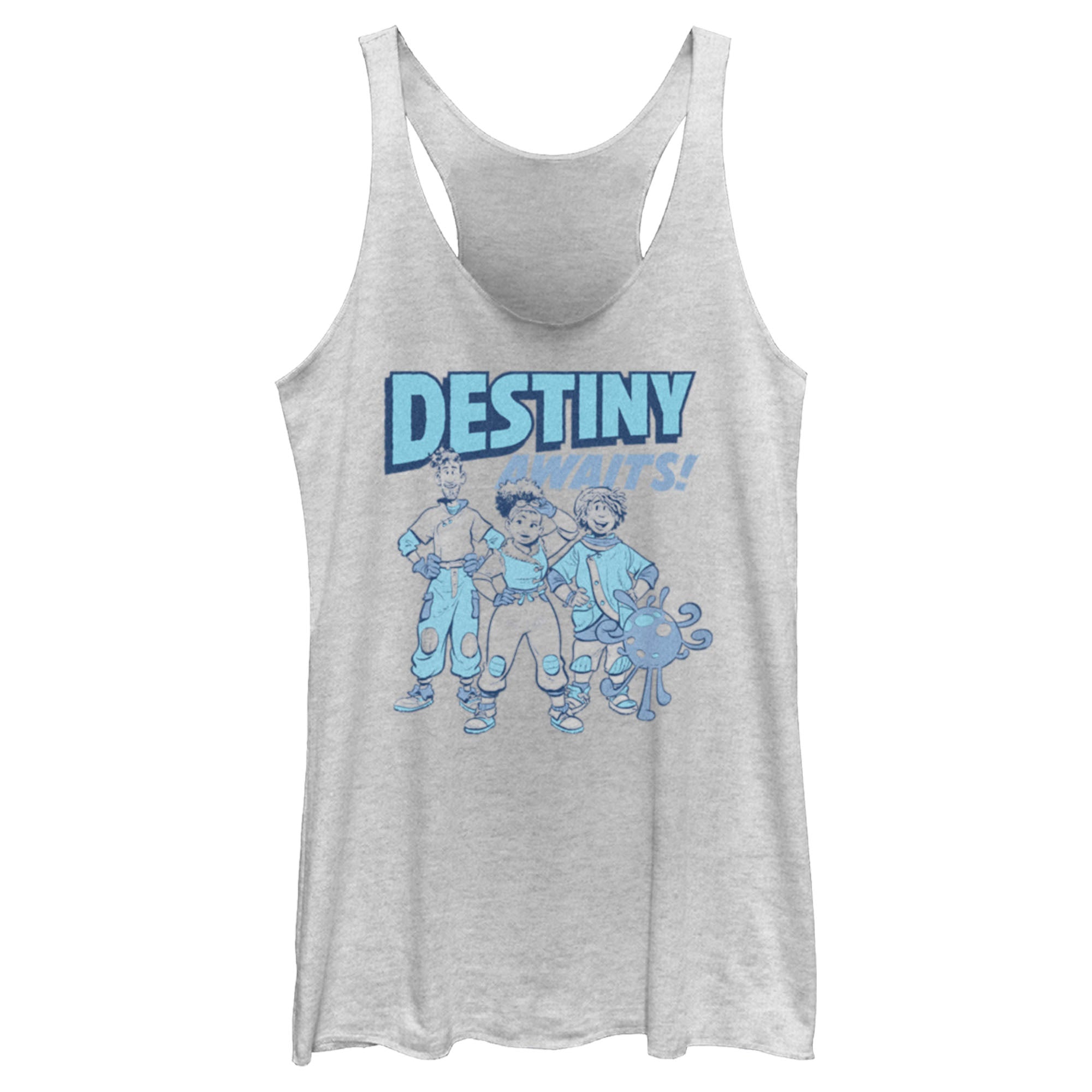 Women’S Strange World Destiny Awaits Racerback Tank Top