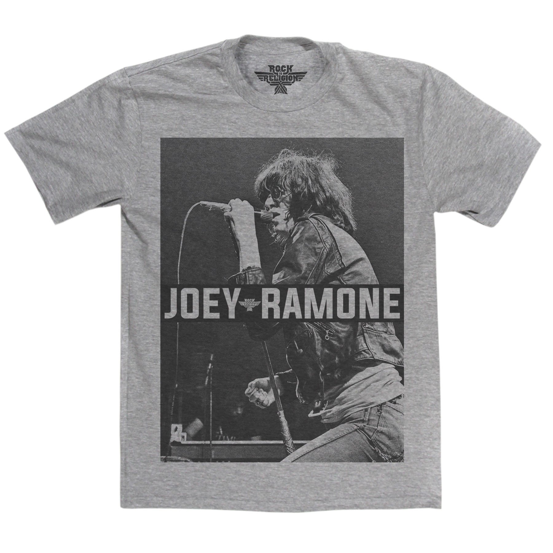 Rock is Religion Joey Ramone T Shirt