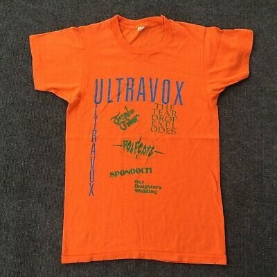 Vintage Ultravox Summer In The City 80s Tour Original Rare T Shirt 2050