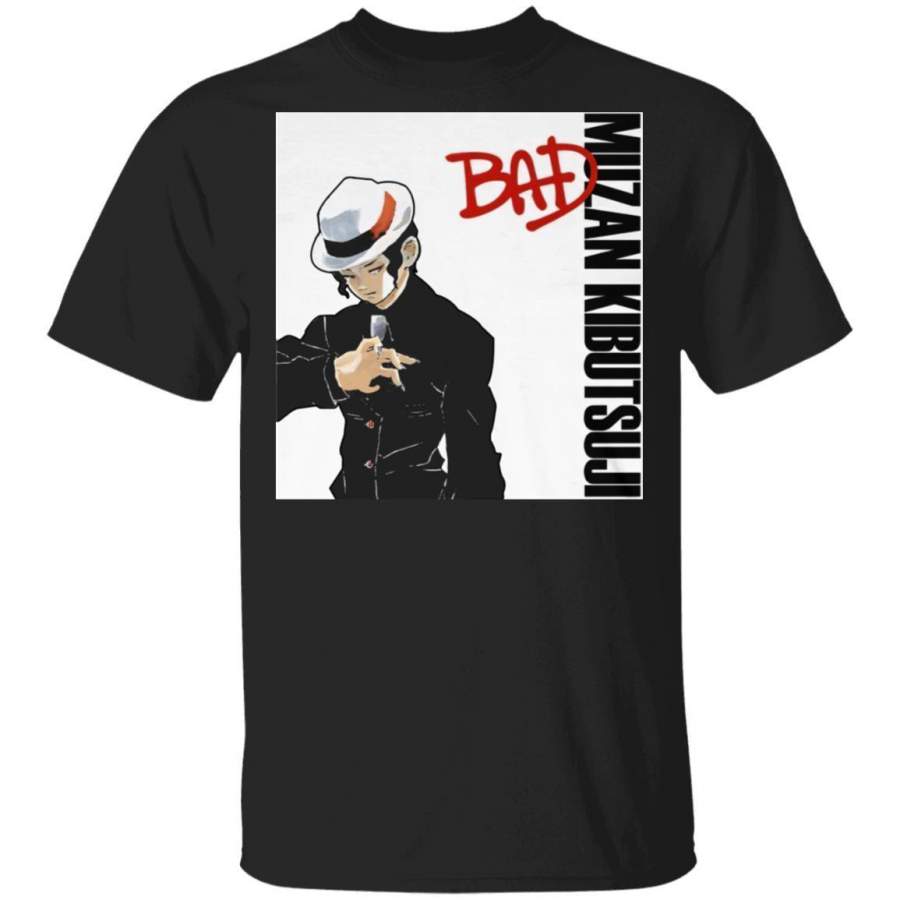 Muzan Kibutsuji Michael Jackson Bad T Shirt Demon Slayer Anime Tee