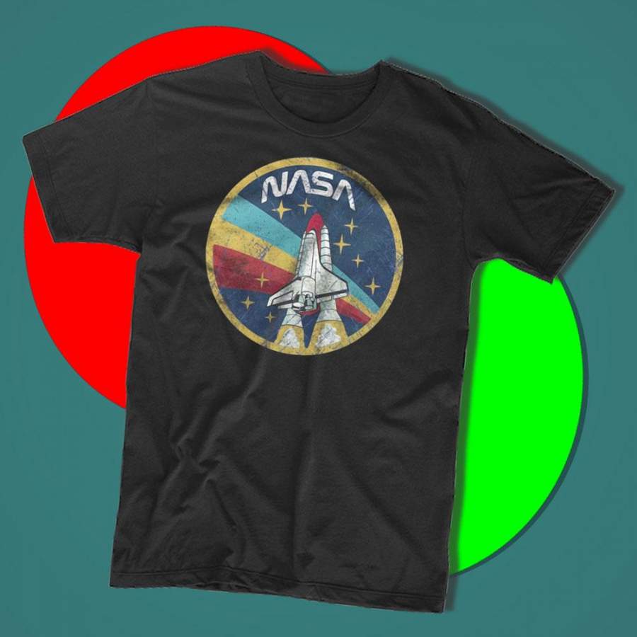 Vintage Rocket Launch Nasa Rocket Men’S T Shirt