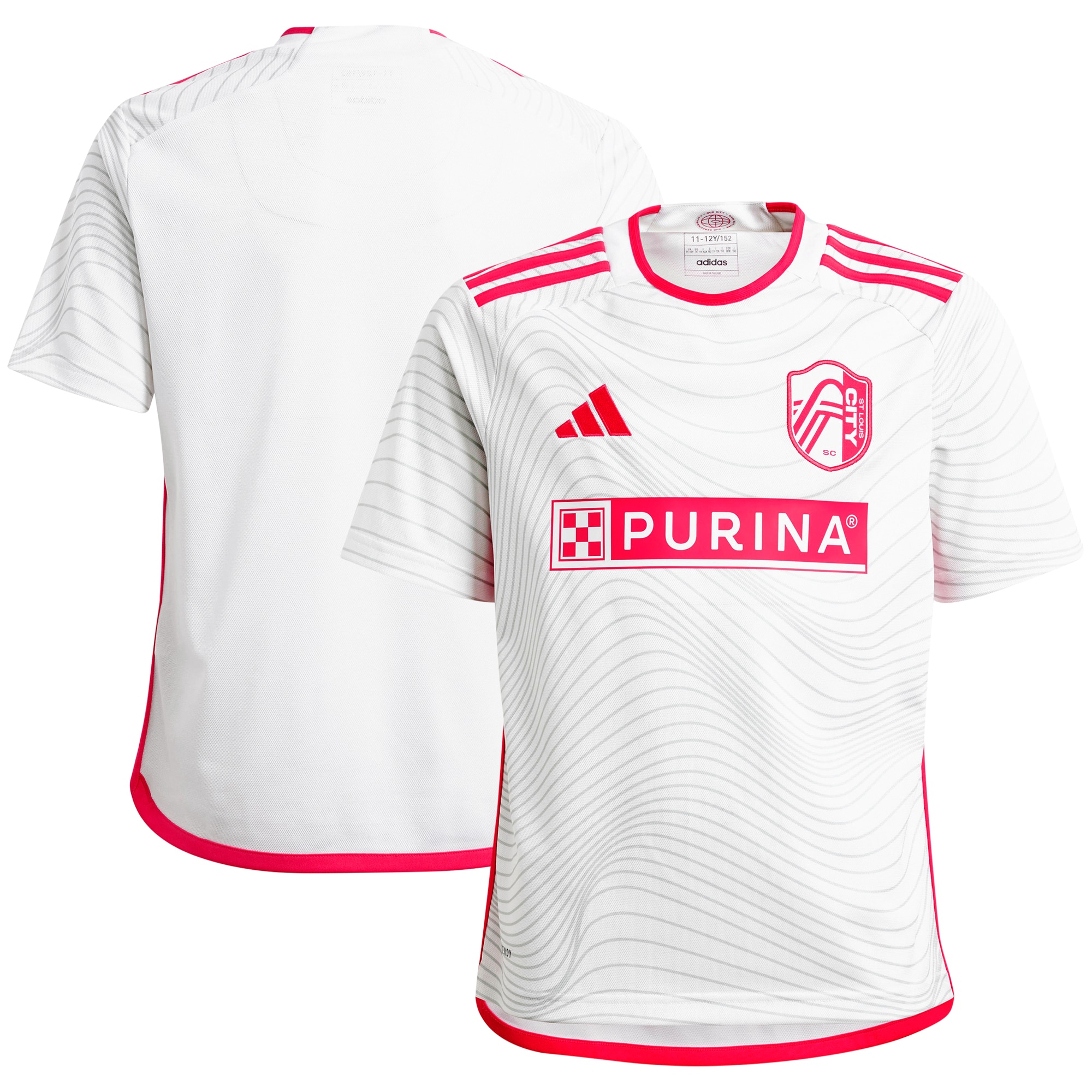 St. Louis City SC Youth 2024 The Confluence Kit Replica Jersey – White