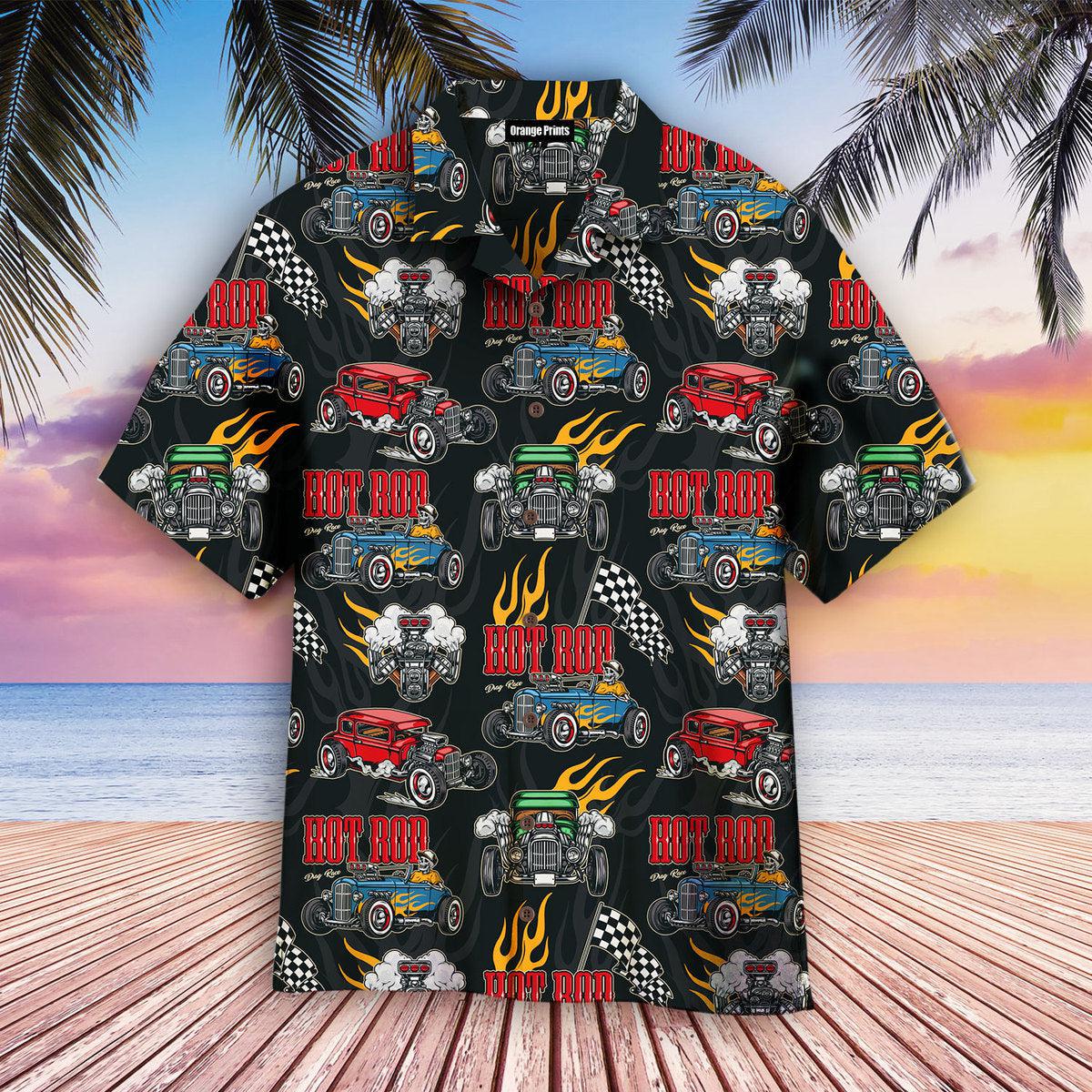 Hot Rod Colorful Hawaii Shirt For Men Women Ha11629