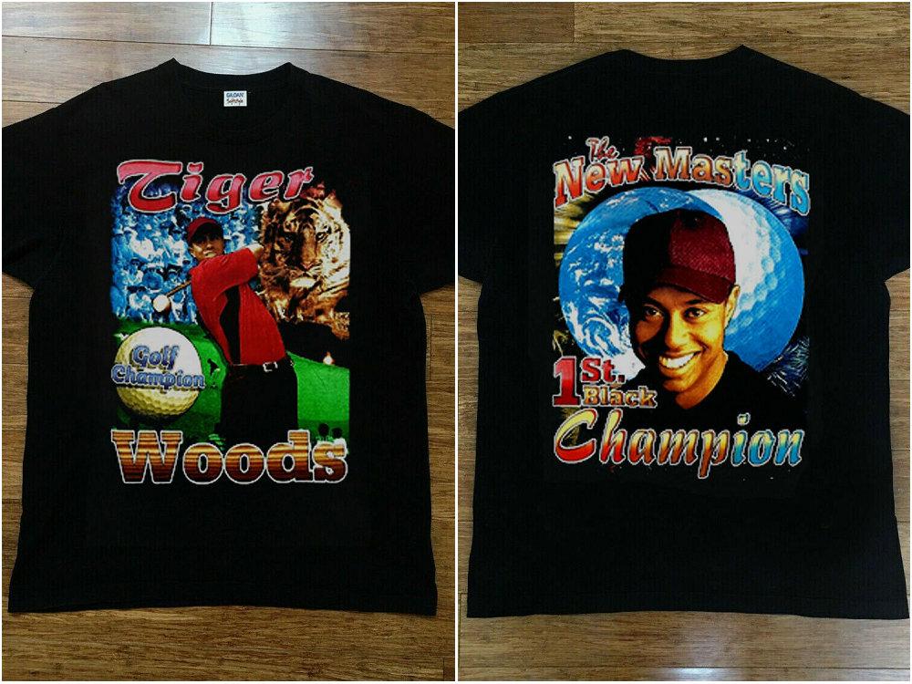 Tiger Woods Vintage T Shirt Rap Tee gildan shirt