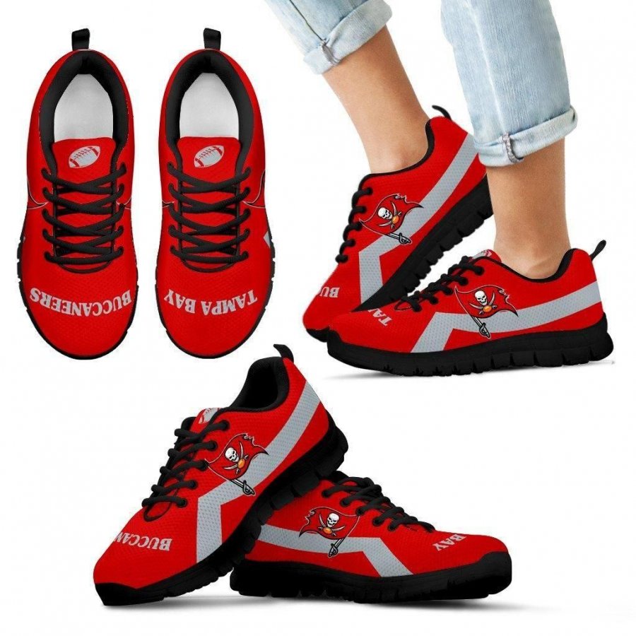 Tampa Bay Buccaneers Line Logo Sneakers #216