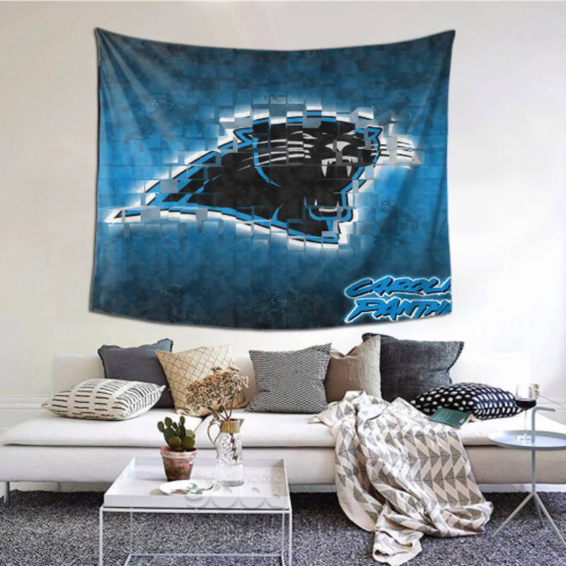 Durable Carolina Panthers Tapestry -155625 For Beach Shawl Scarf Blanket