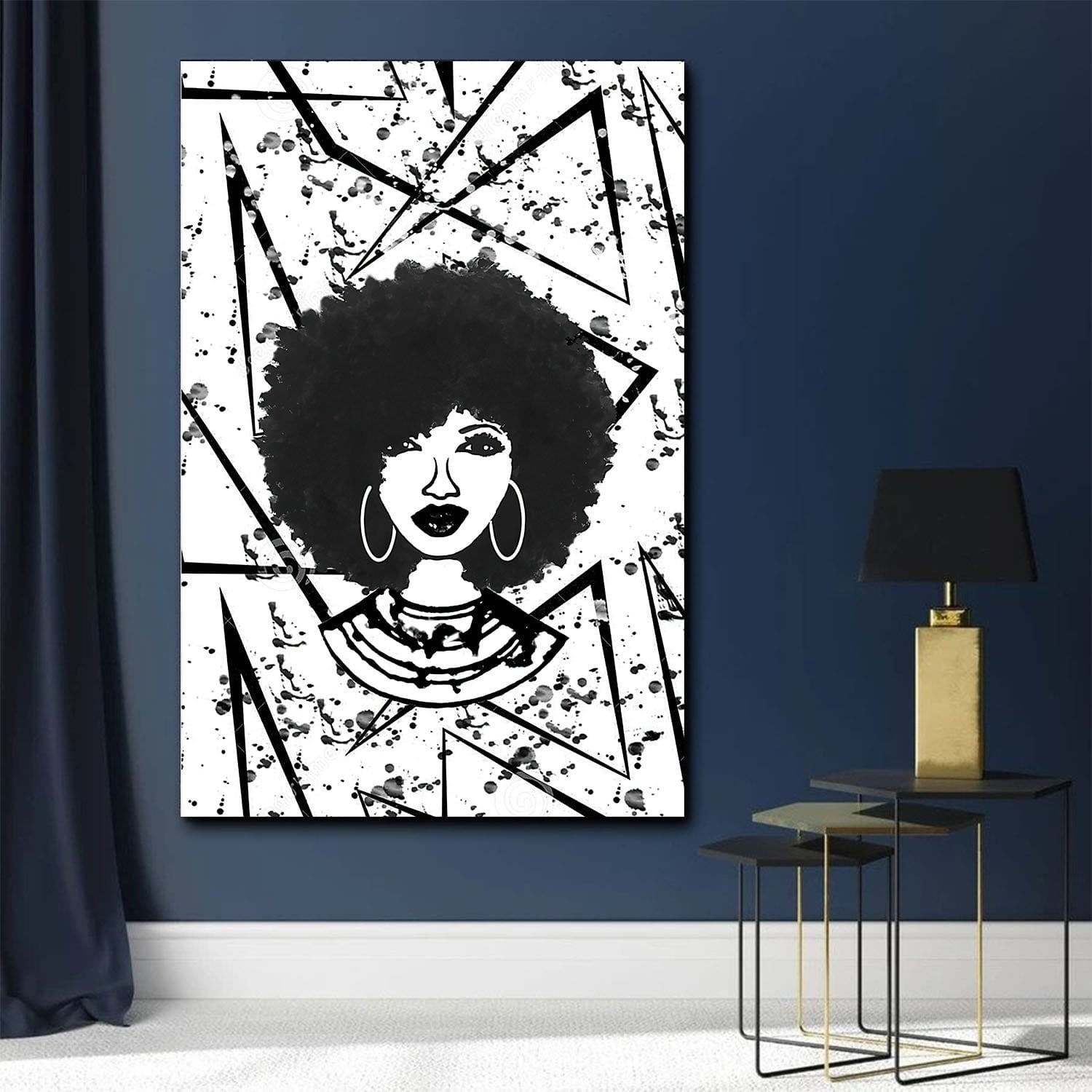 African American Motivational Posters African Woman Black And White Home Decor