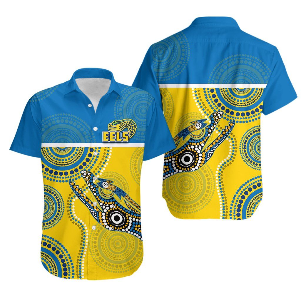 Parramatta Rugby Hawaii Shirt Eels Aboriginal Ha22957