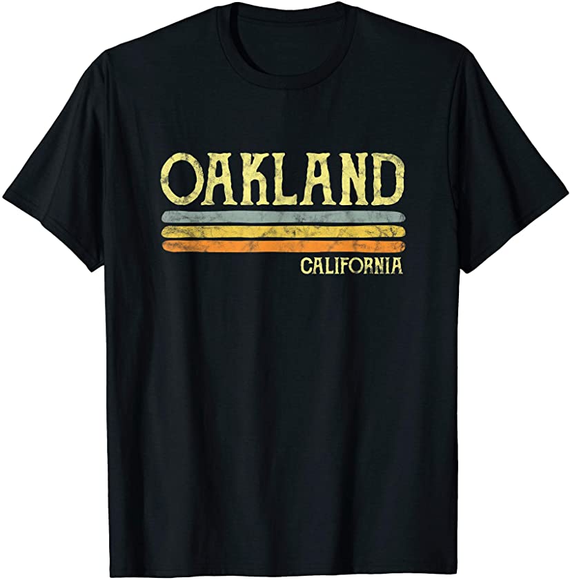 Vintage Oakland California Ca T-shirt Love Gift Souvenir