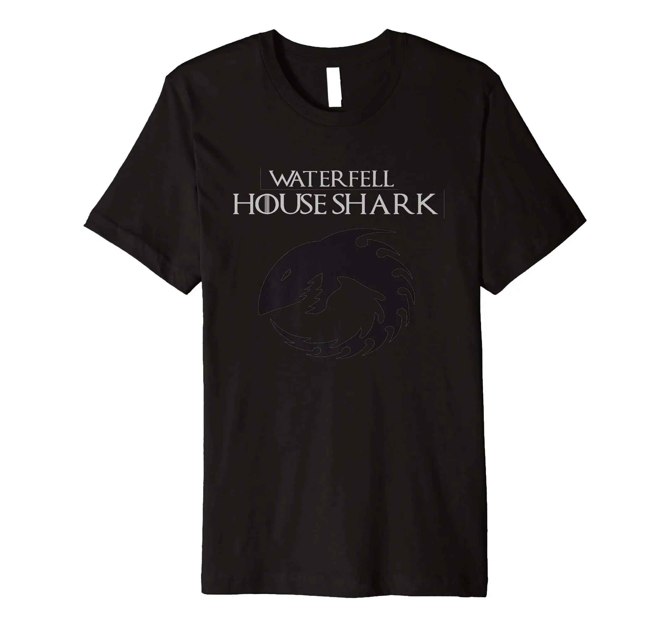 Waterfell House Shark Funny Art Gift Tshirt Premium T-Shirt