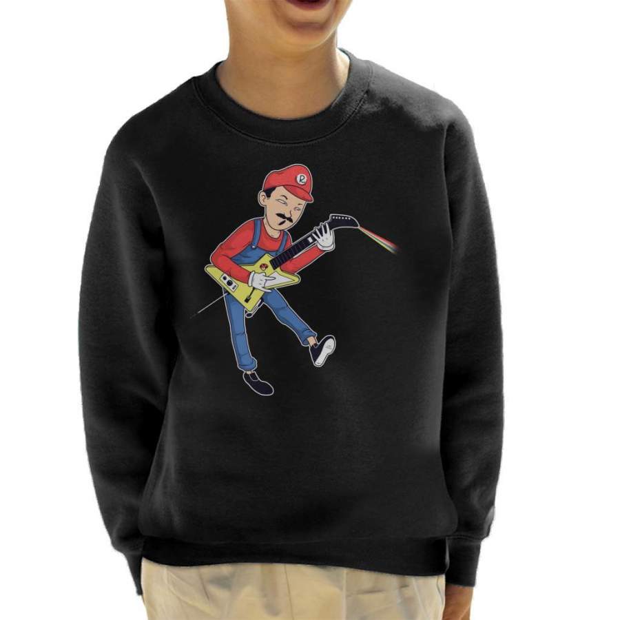 Dark Side Of Mario Kid’s Sweatshirt