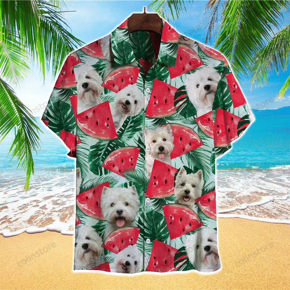 West Highland Hawaii Shirt For Lover Aloha Ha3202